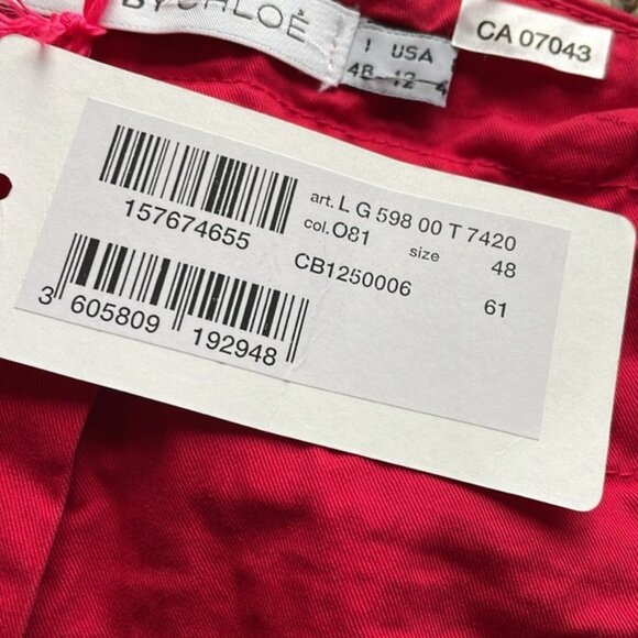 See by Chloe red skirt size 12 - Picture 5 of 5